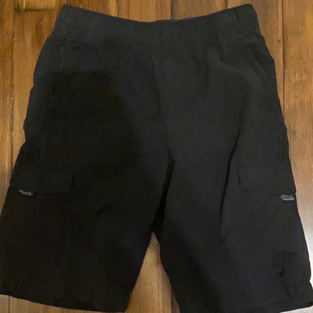 Black Cargo Shorts